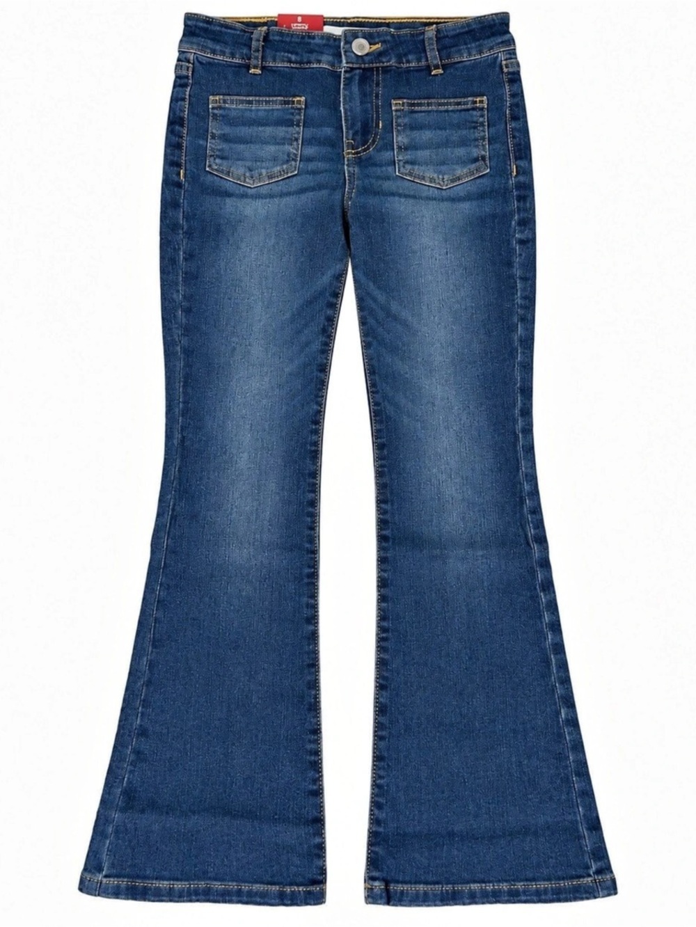 Levi's Girls Flare Denim Jeans Blue Girls 8 NWT